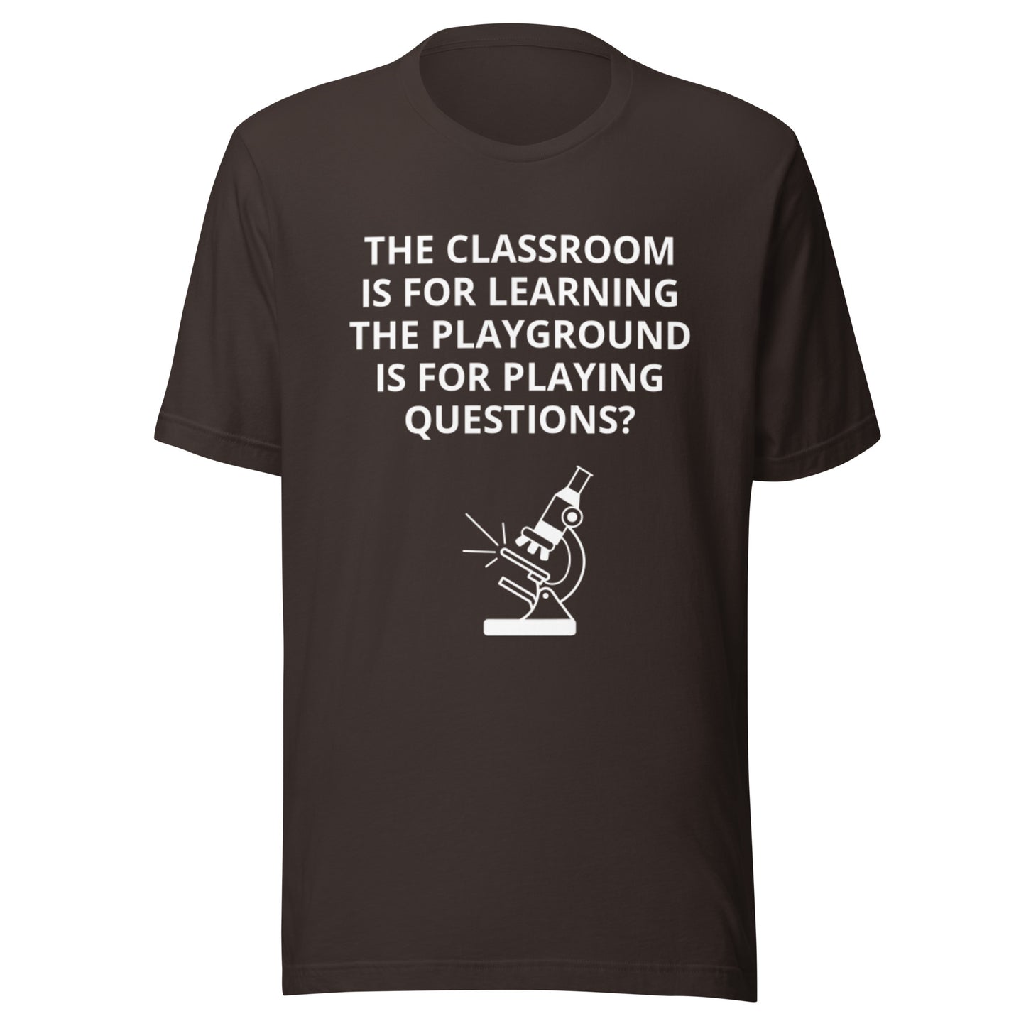 The Classroom is for Learning The Playground is for Playing