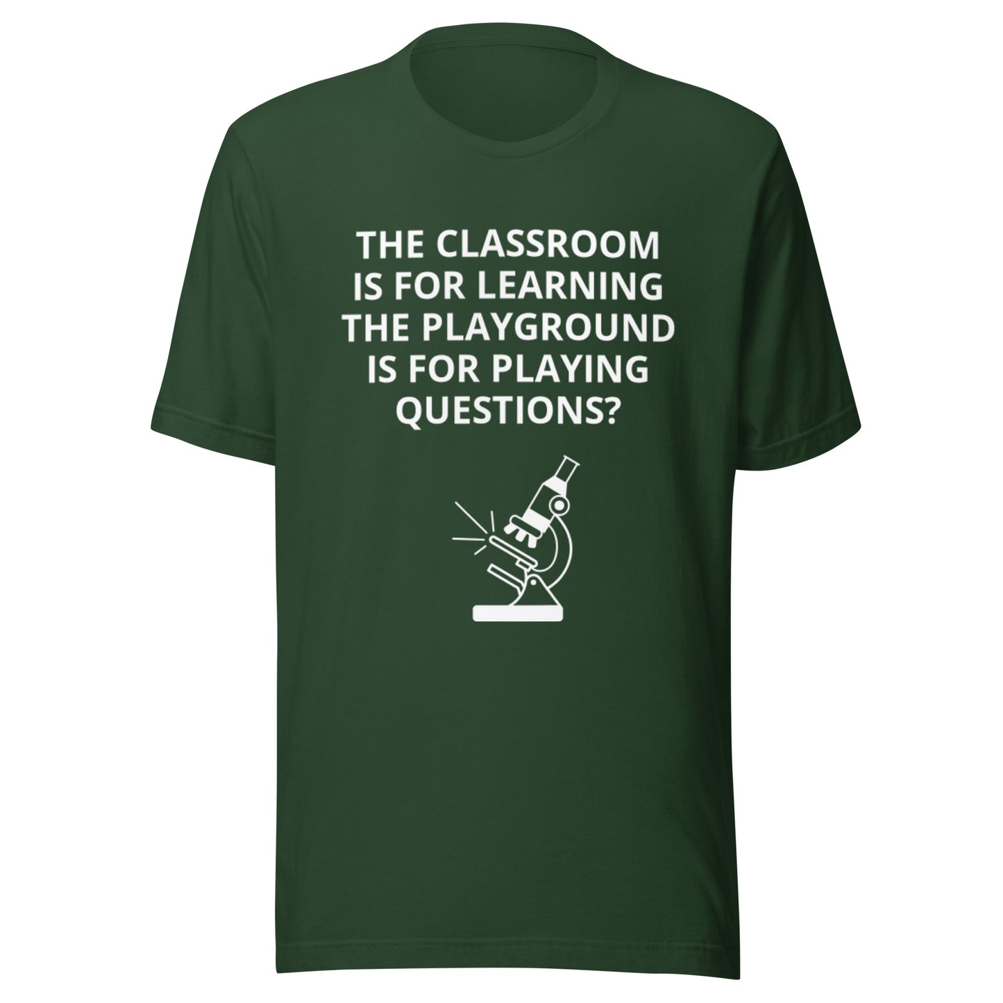The Classroom is for Learning The Playground is for Playing