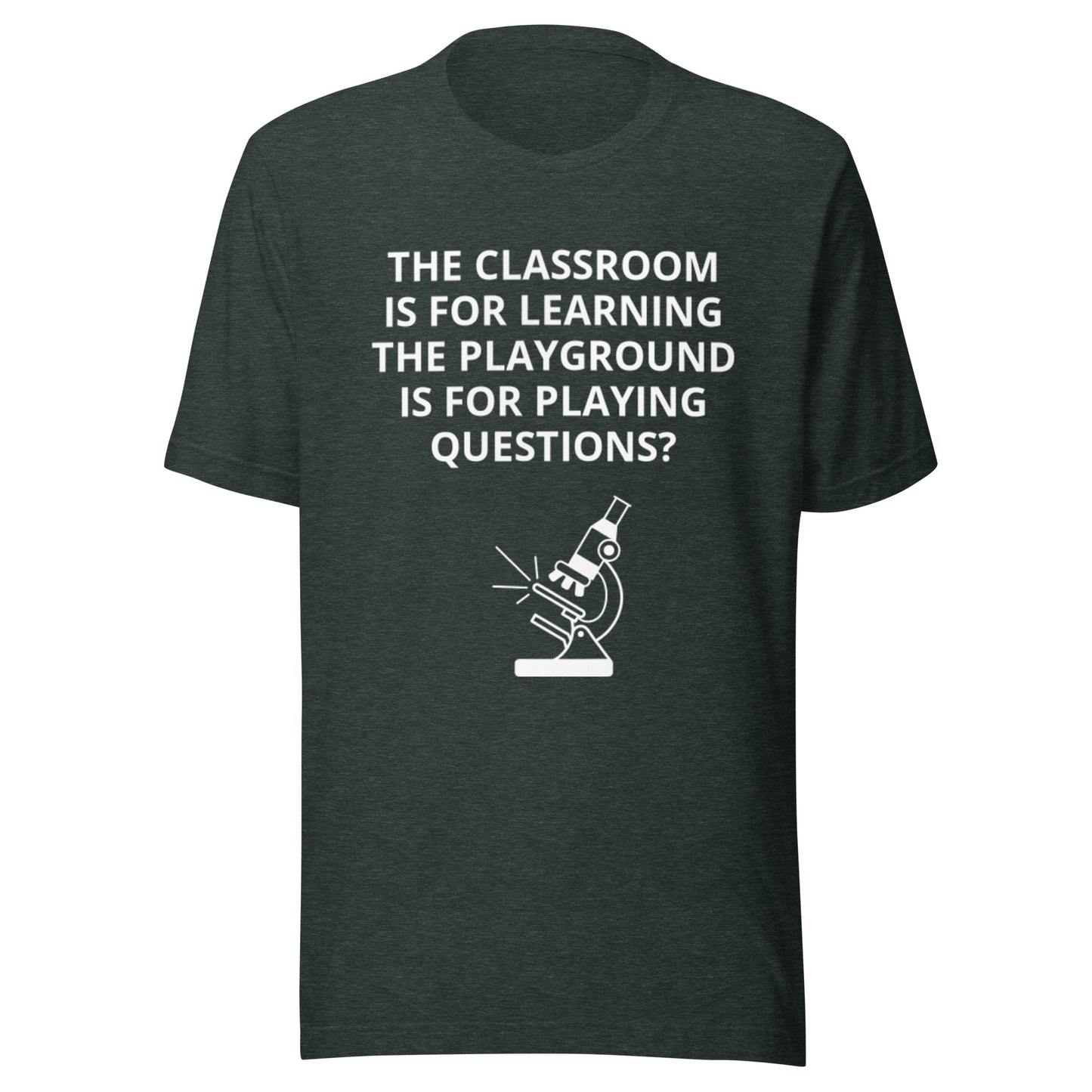 The Classroom is for Learning The Playground is for Playing