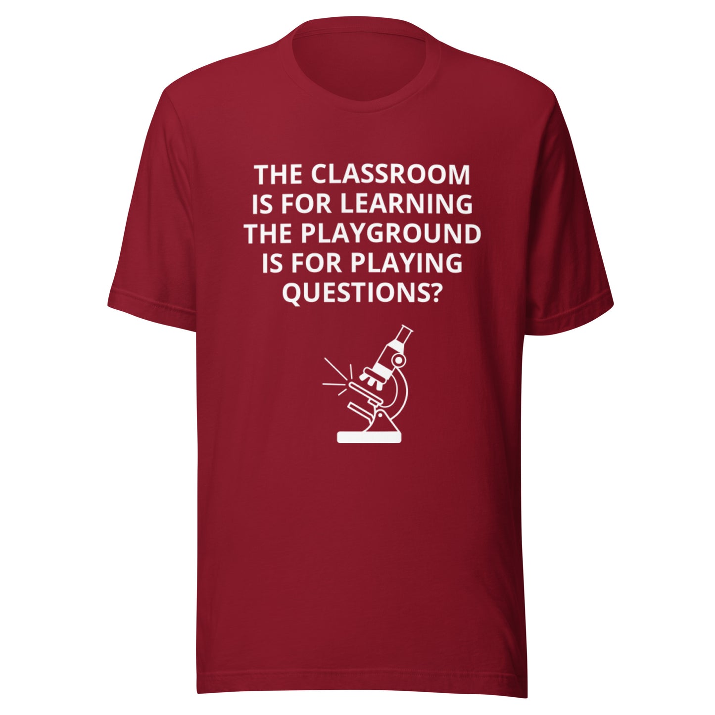 The Classroom is for Learning The Playground is for Playing