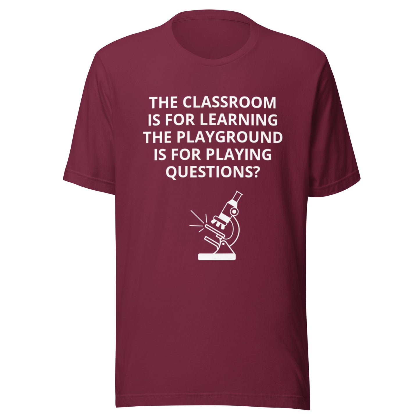The Classroom is for Learning The Playground is for Playing