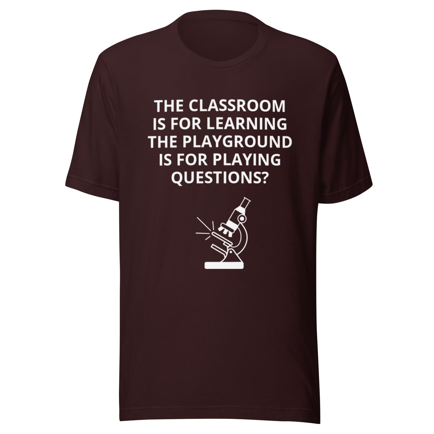 The Classroom is for Learning The Playground is for Playing